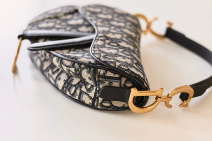 Dior saddle bag mini oblique