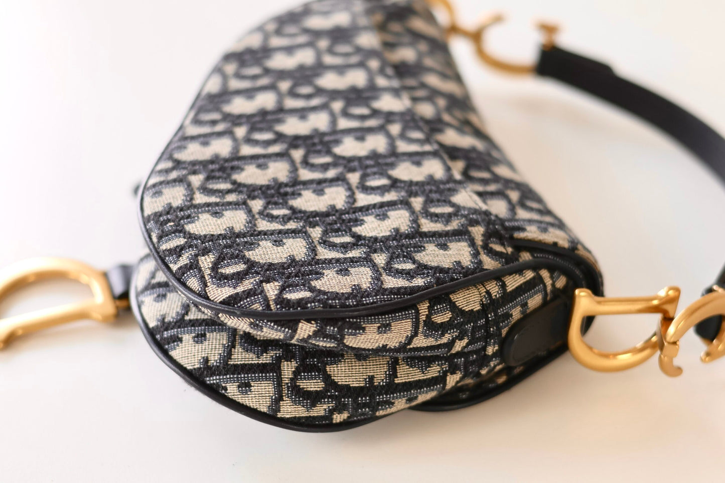 Dior saddle bag mini oblique