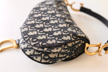 Dior saddle bag mini oblique