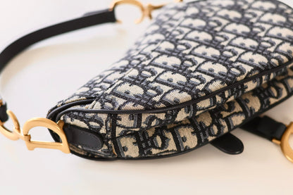 Dior saddle bag mini oblique