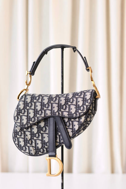 Dior saddle bag mini oblique