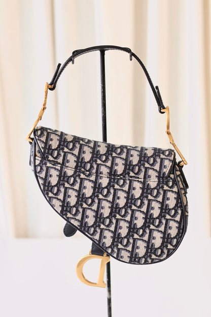 Dior saddle bag mini oblique