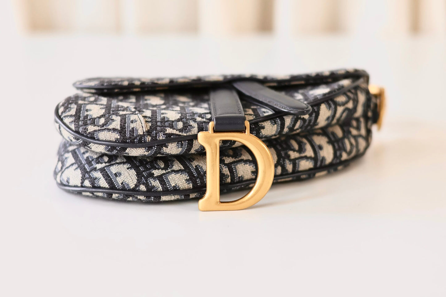Dior saddle bag mini oblique