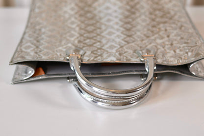 Louis Vuitton Sac Plat Monogram Silver Miroir