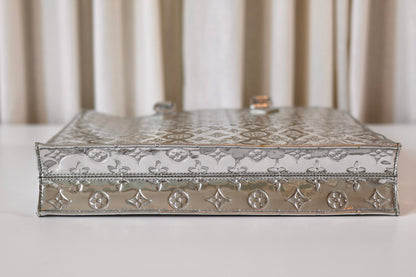 Louis Vuitton Sac Plat Monogram Silver Miroir