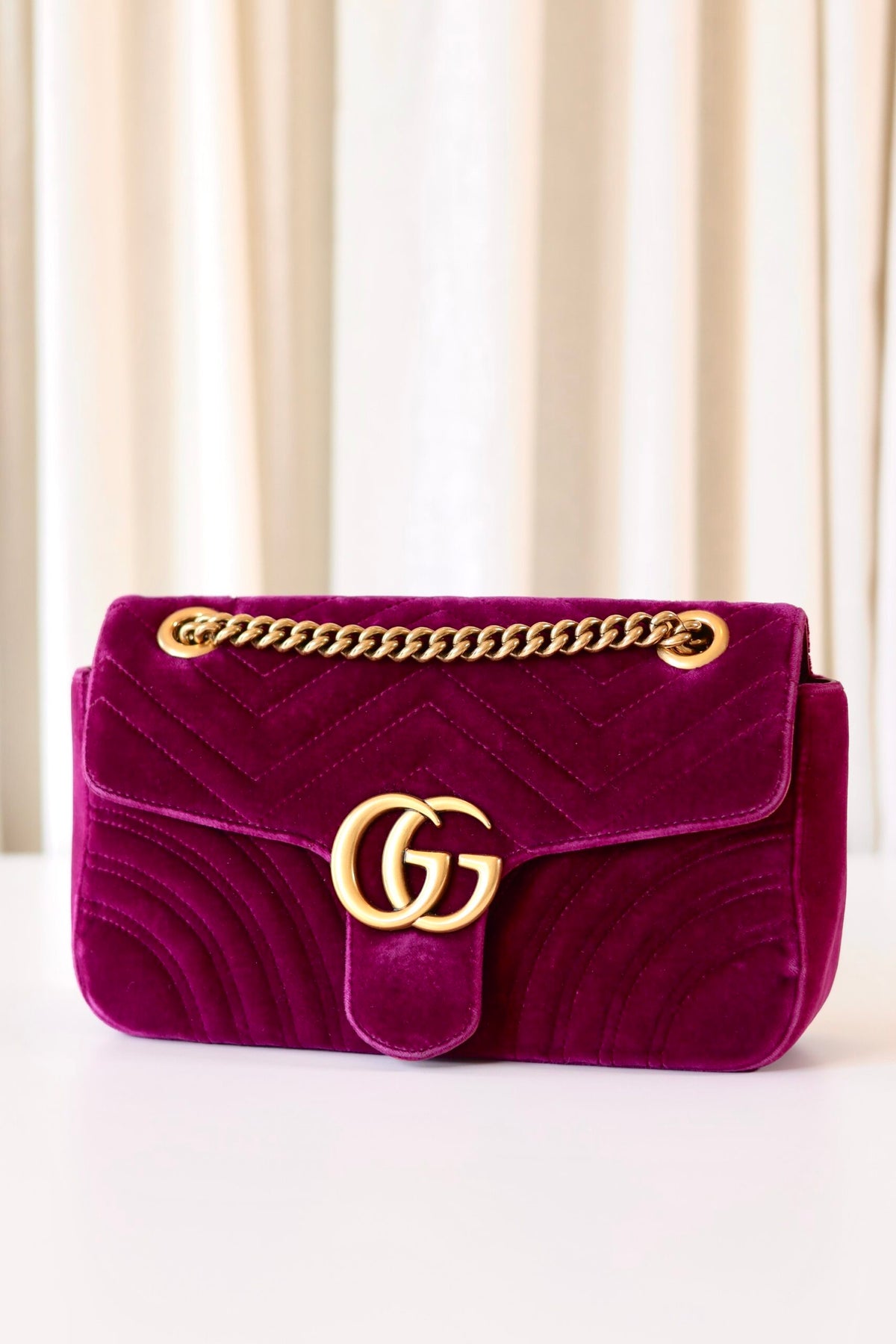 Gucci Marmont Velvet purple