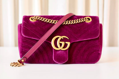 Gucci Marmont Velvet purple