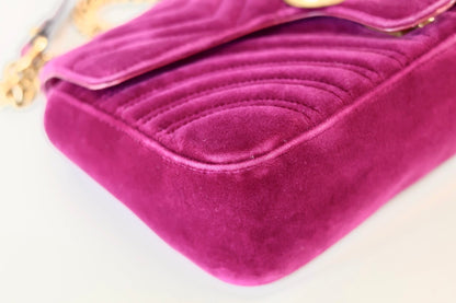 Gucci Marmont Velvet purple