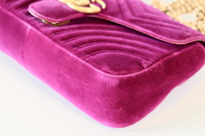 Gucci Marmont Velvet purple