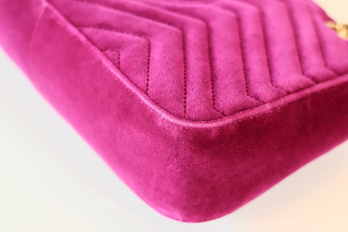 Gucci Marmont Velvet purple