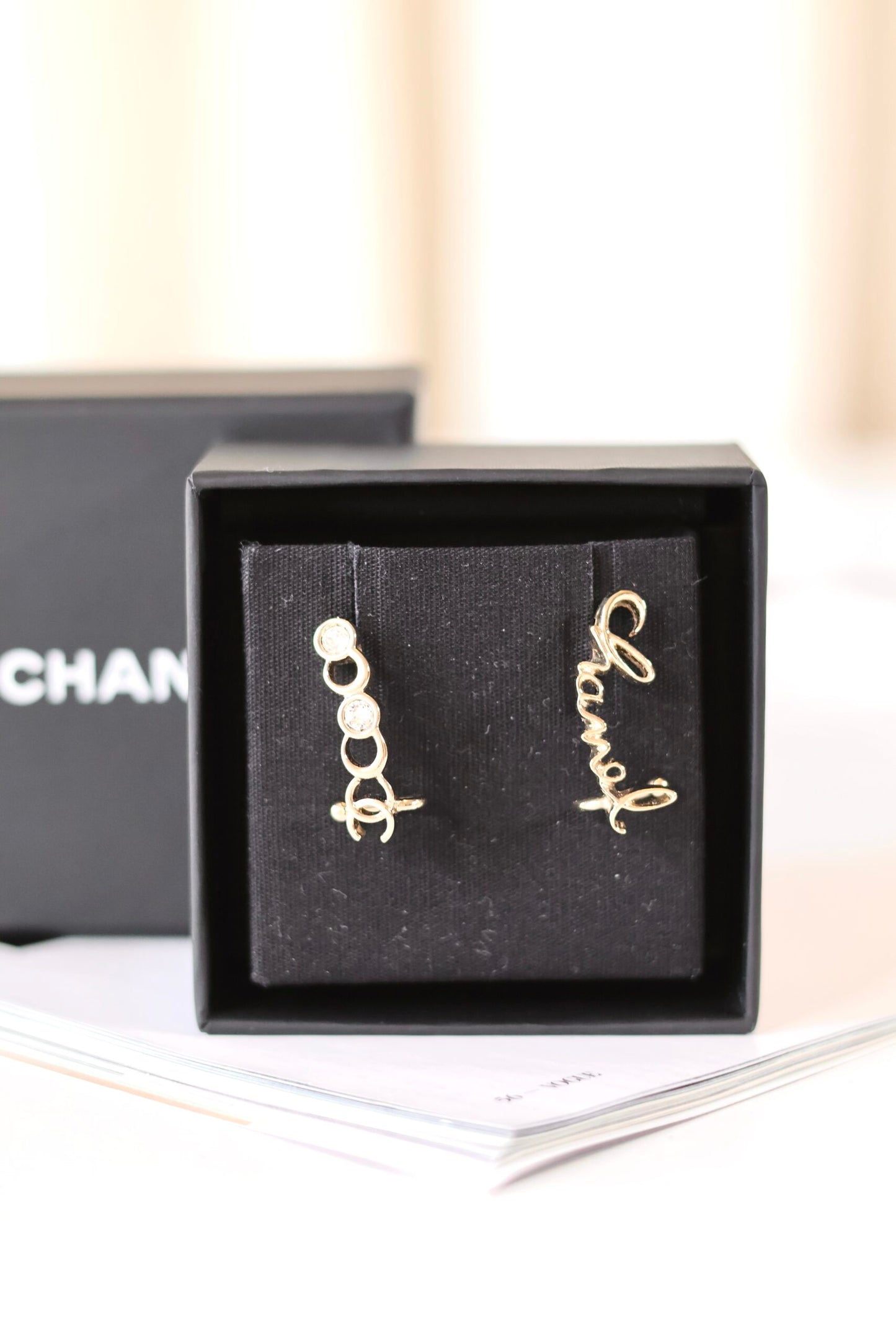 Chanel coco diamond earrings