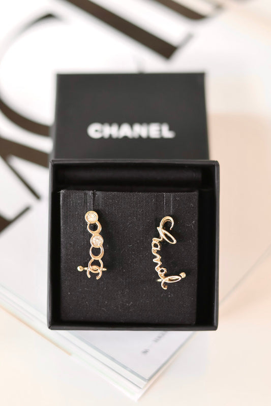 Chanel coco diamond earrings
