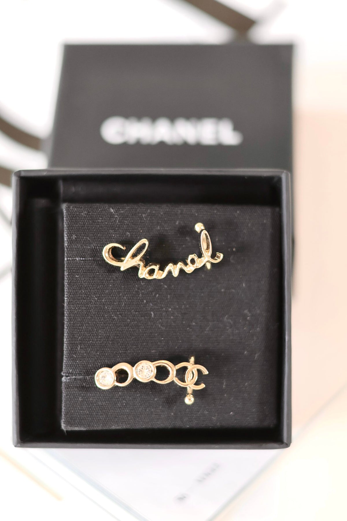 Chanel coco diamond earrings
