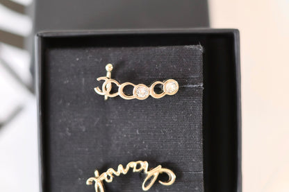 Chanel coco diamond earrings