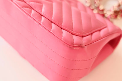 Chevron Mini Square Pink