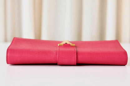 Saint Laurent pink clutch