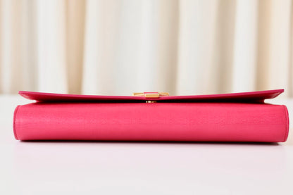 Saint Laurent pink clutch