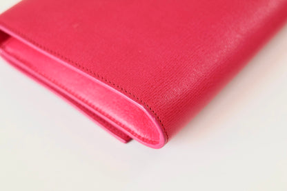 Saint Laurent pink clutch