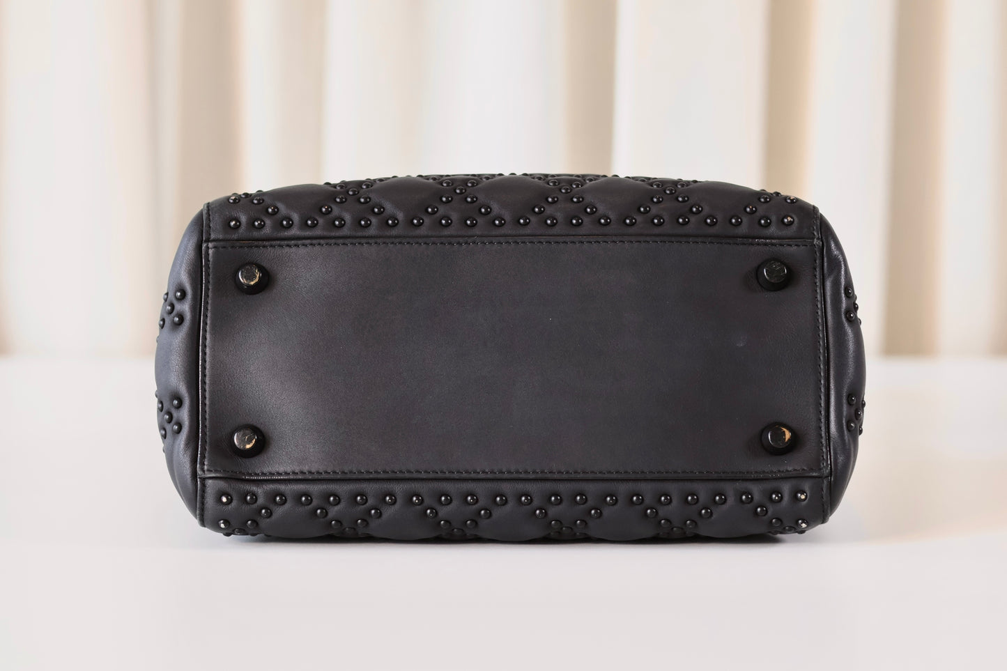 Lady Dior medium black studs