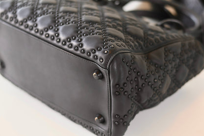 Lady Dior medium black studs