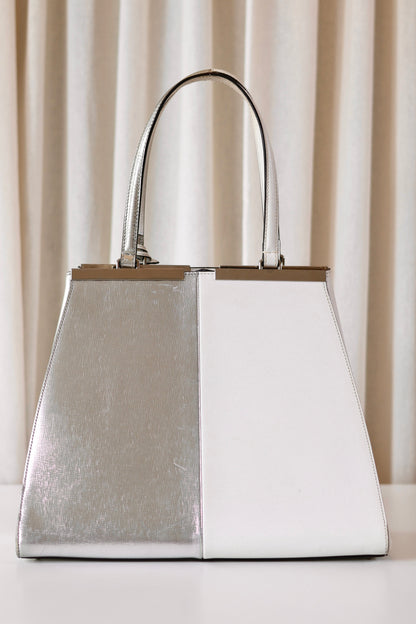 Fendi silver handbag