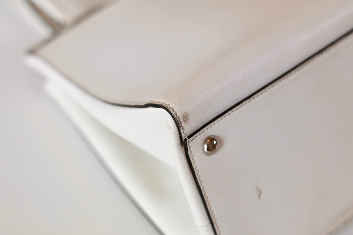 Fendi silver handbag