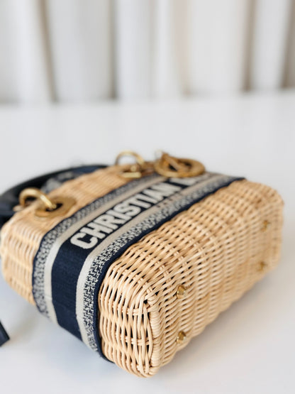 Lady Dior wicker small