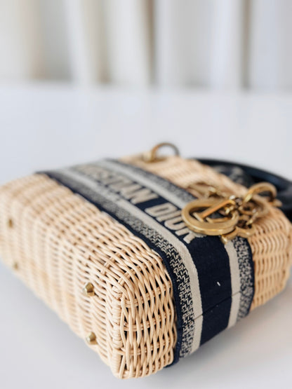 Lady Dior wicker small