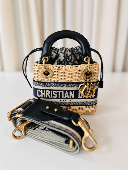 Lady Dior wicker small