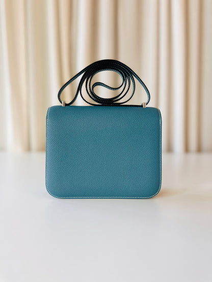 Hermes Constance 18 New Blue Jean