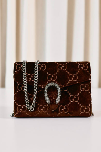 Gucci Dionysus velvet brown