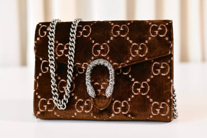Gucci Dionysus velvet brown