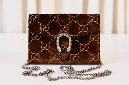 Gucci Dionysus velvet brown