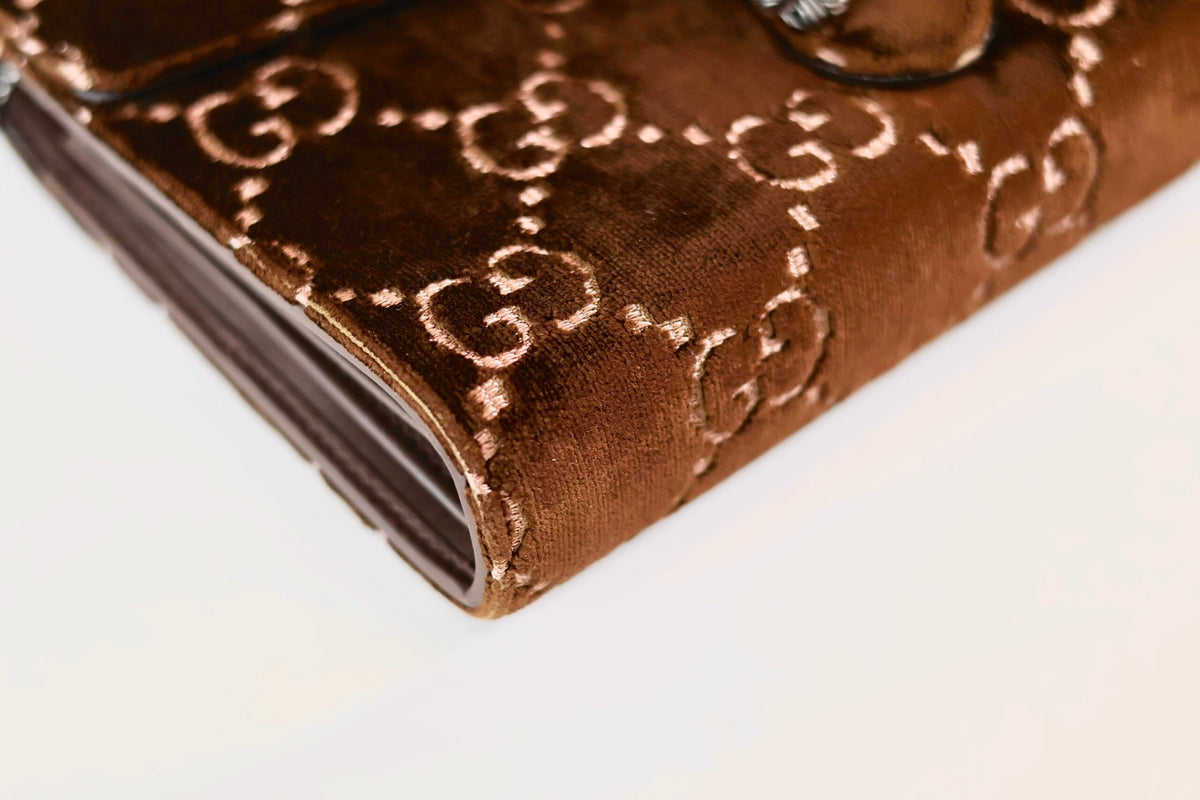 Gucci Dionysus velvet brown