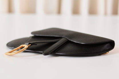 Dior saddle belt bag black