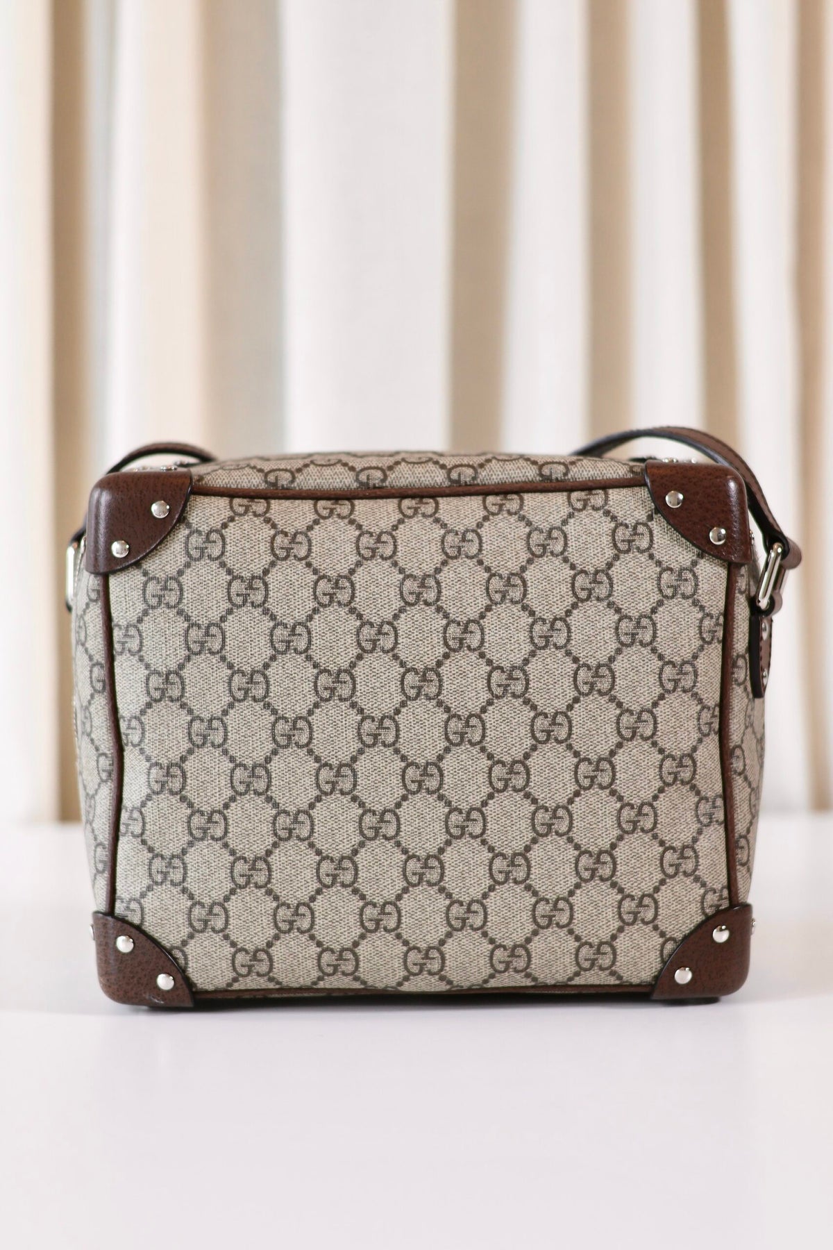 Gucci monogram box bag