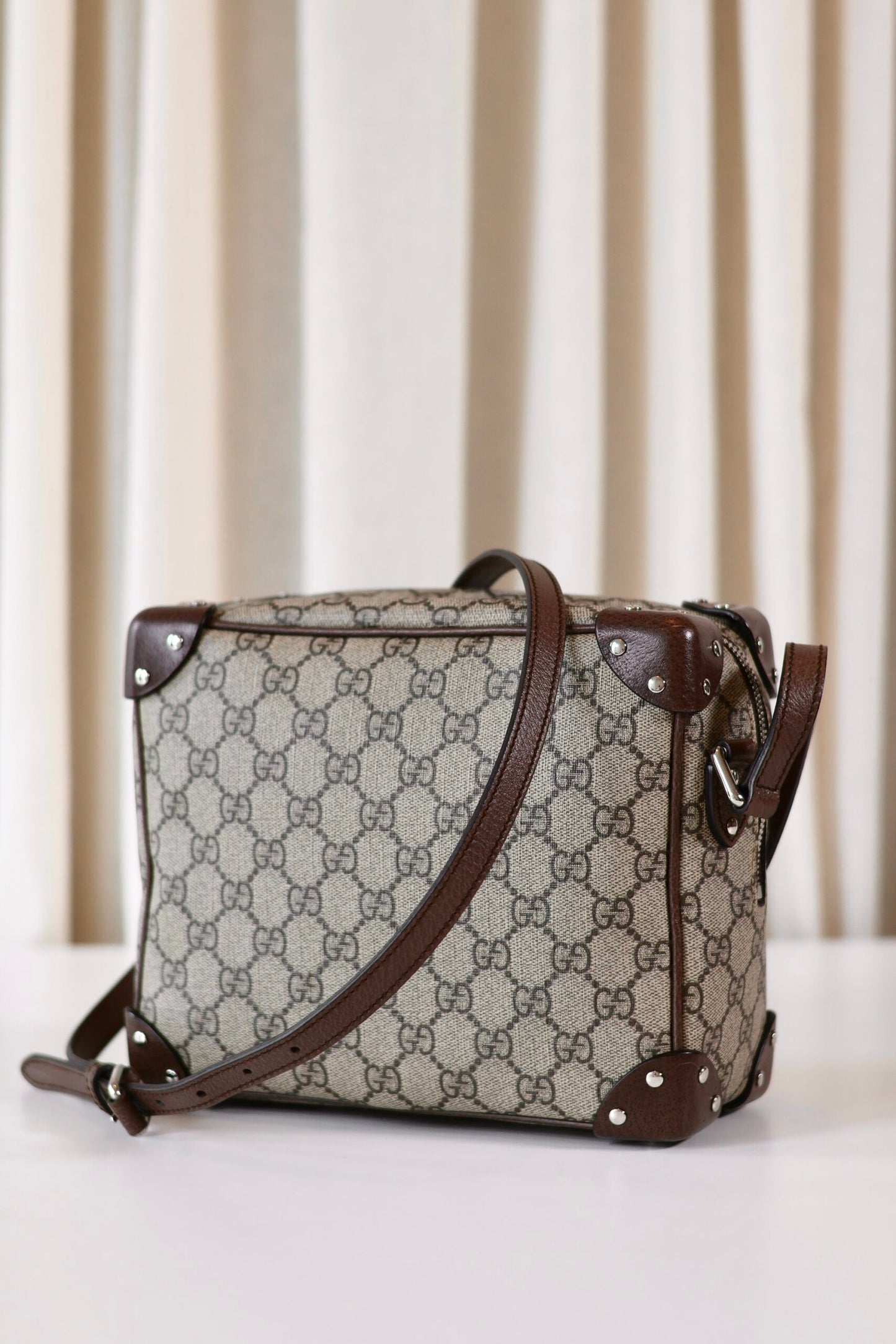 Gucci monogram box bag