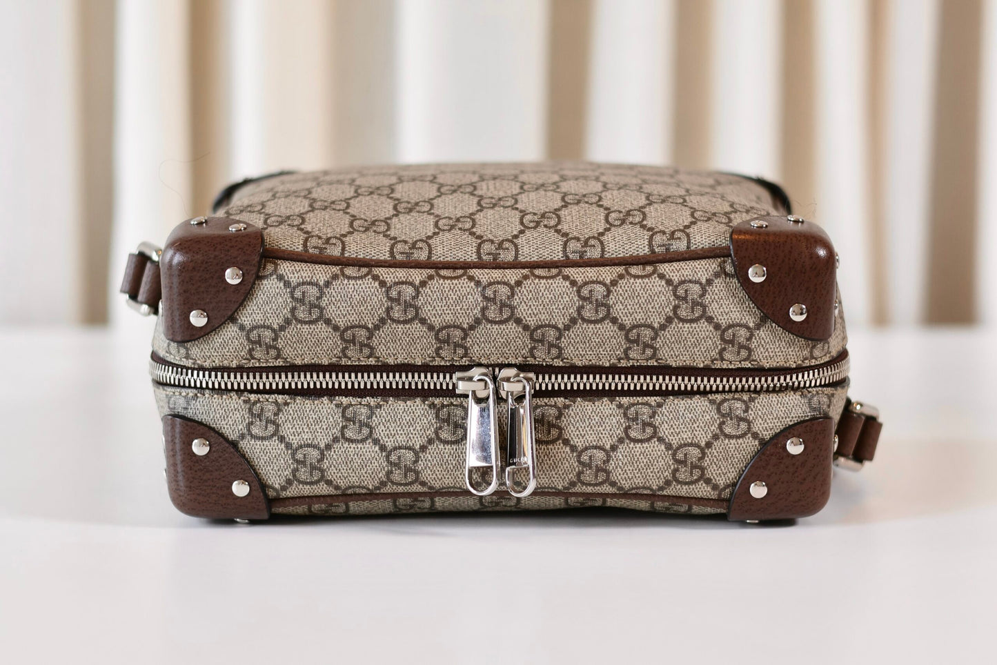 Gucci monogram box bag
