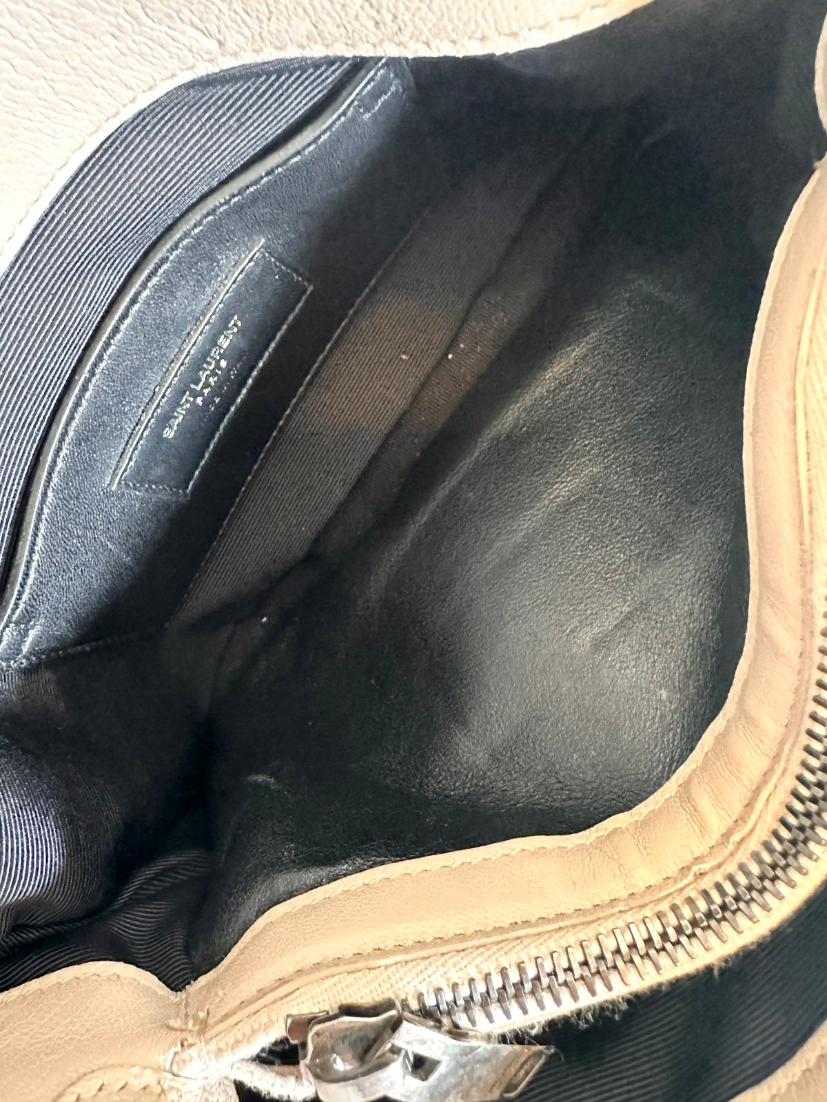 Saint Laurent College beige
