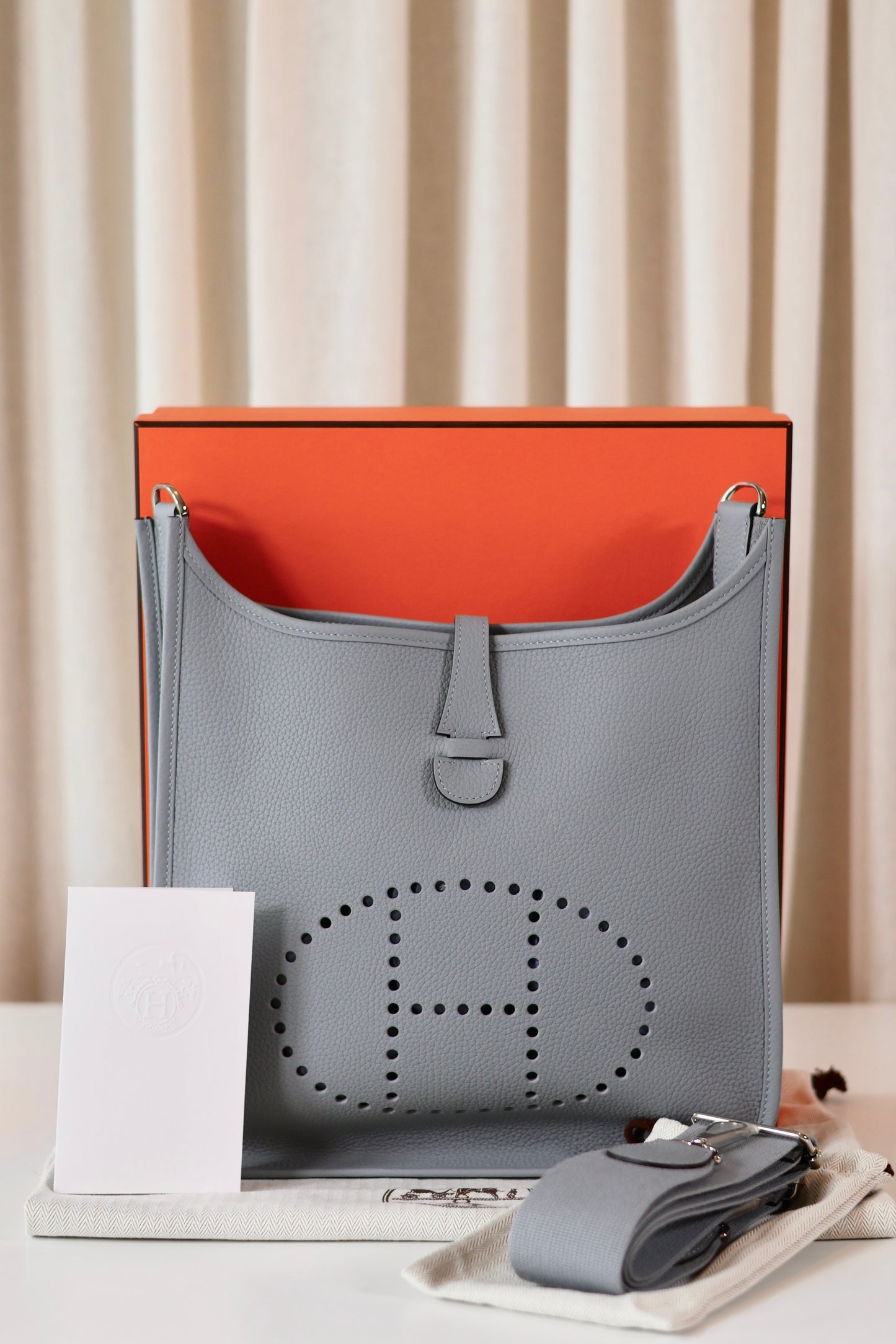 Hermes Evelyne 29 Gris Pantin