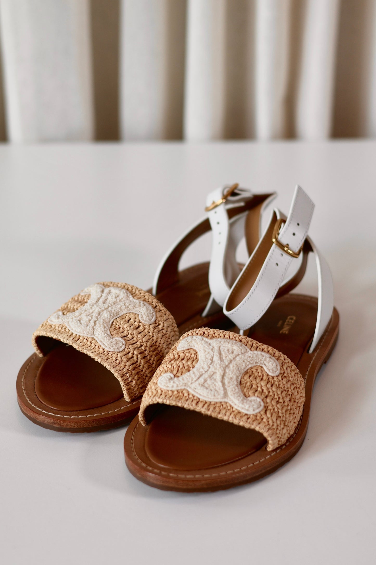 Celine Triomphe sandals