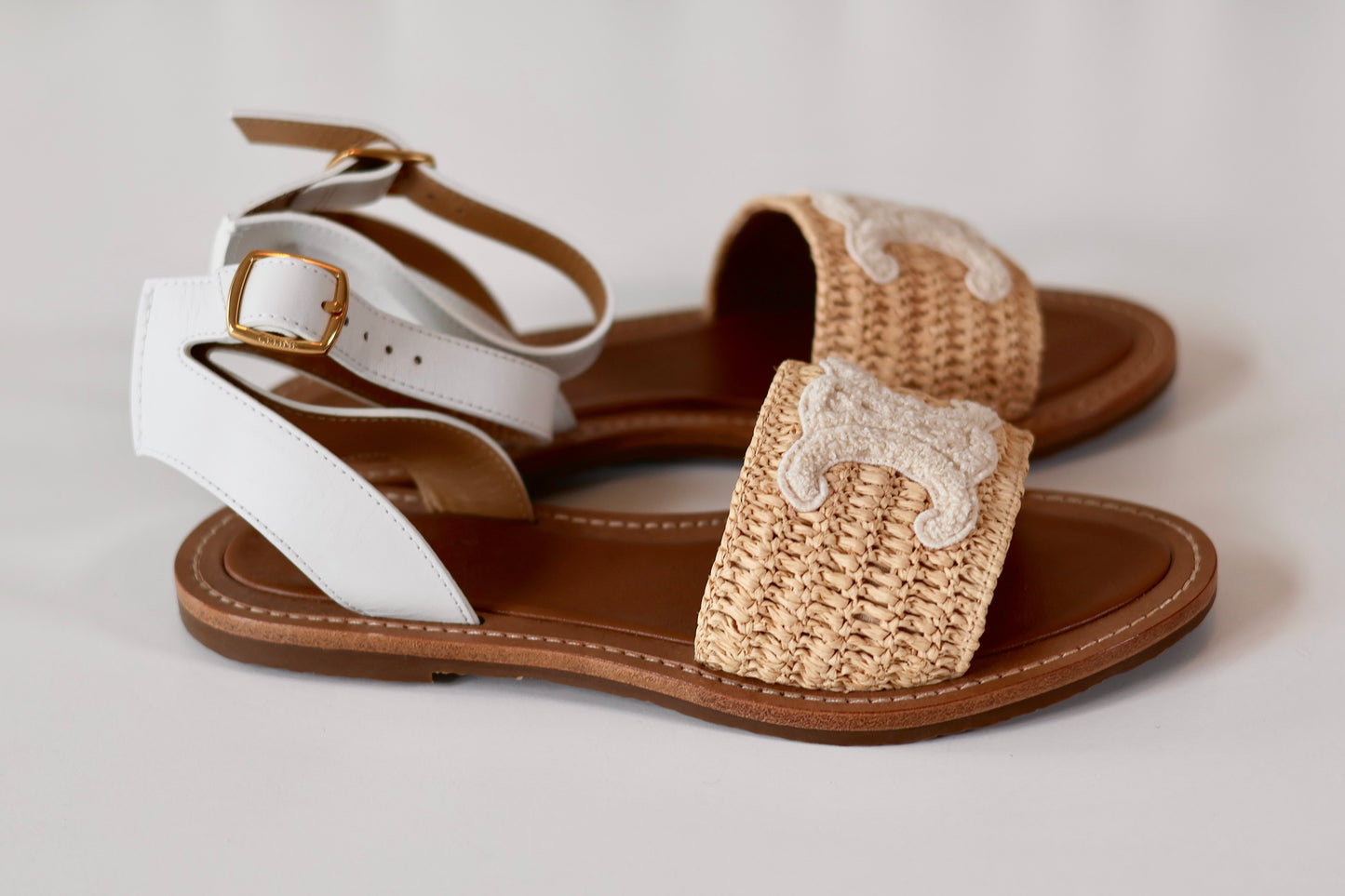 Celine Triomphe sandals