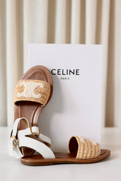 Celine Triomphe sandals