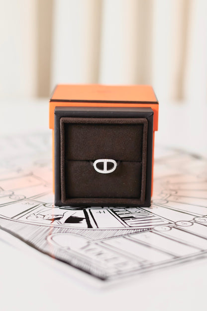 Hermes Chaine d'ancre Contour ring
