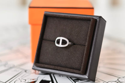Hermes Chaine d'ancre Contour ring