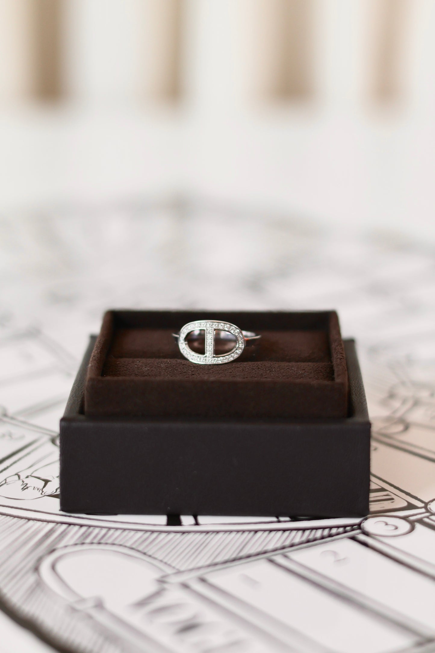 Hermes Chaine d'ancre Contour ring