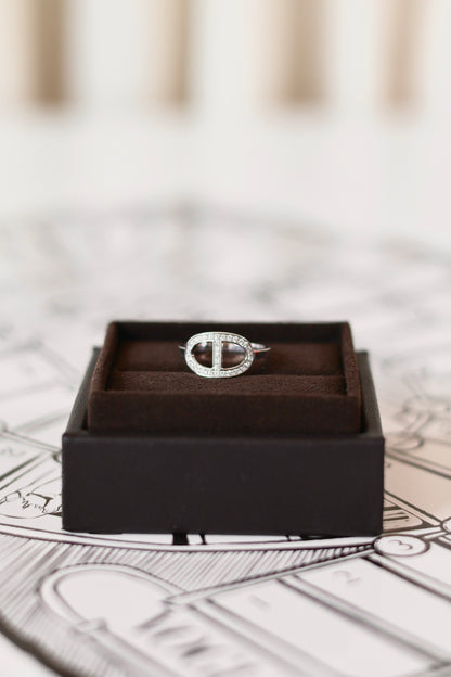 Hermes Chaine d'ancre Contour ring
