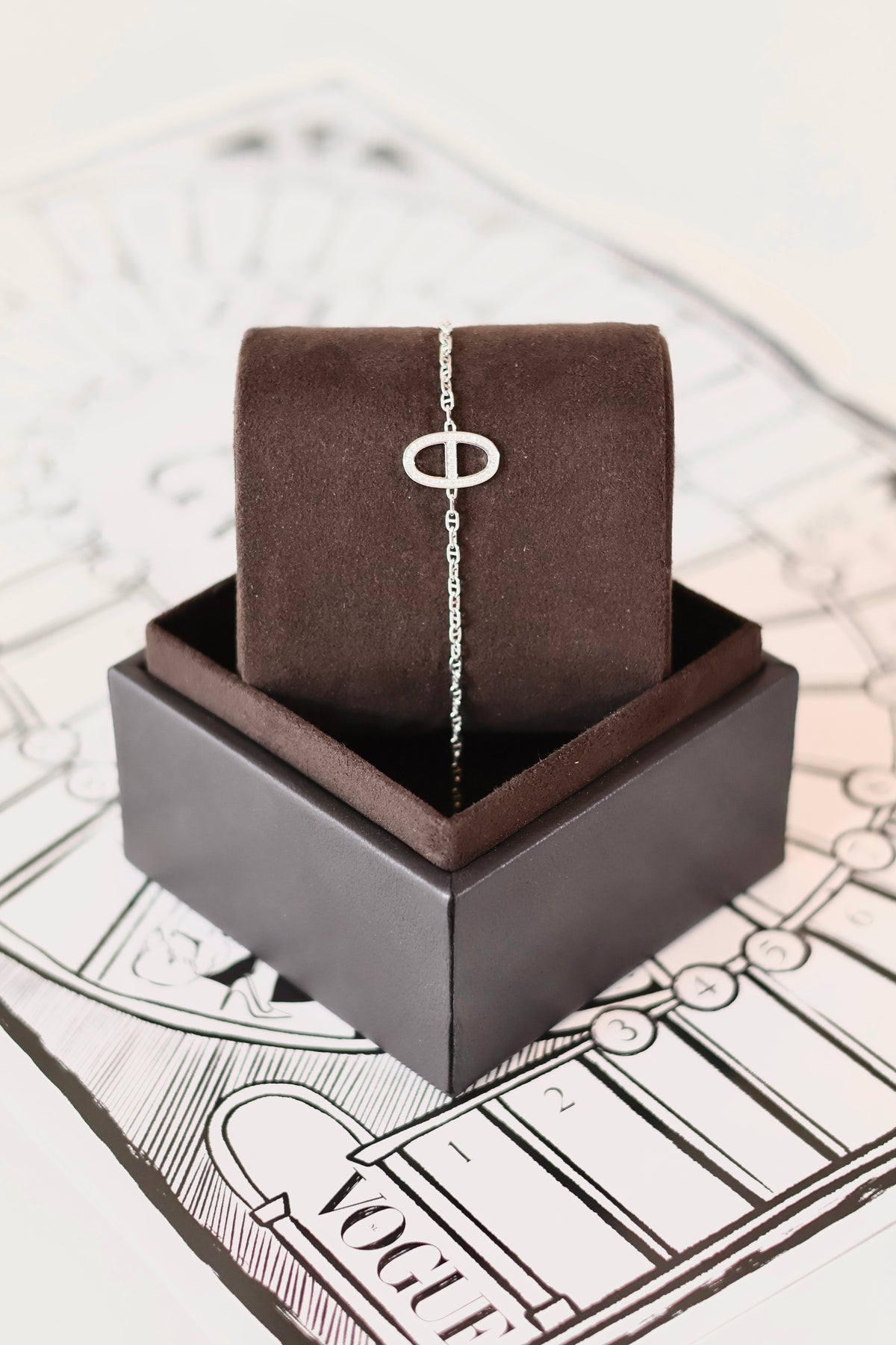 Hermes Chaine d'ancre Contour bracelet