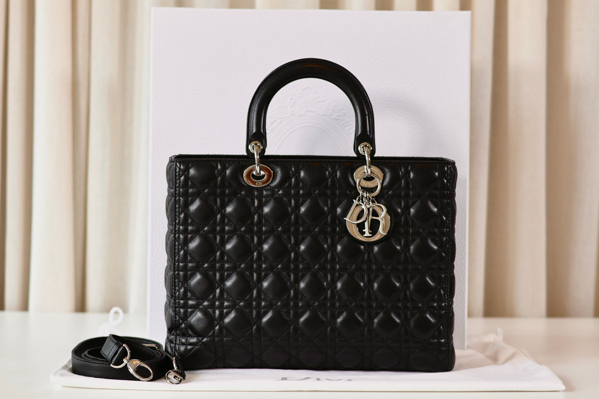 Lady Dior black large
