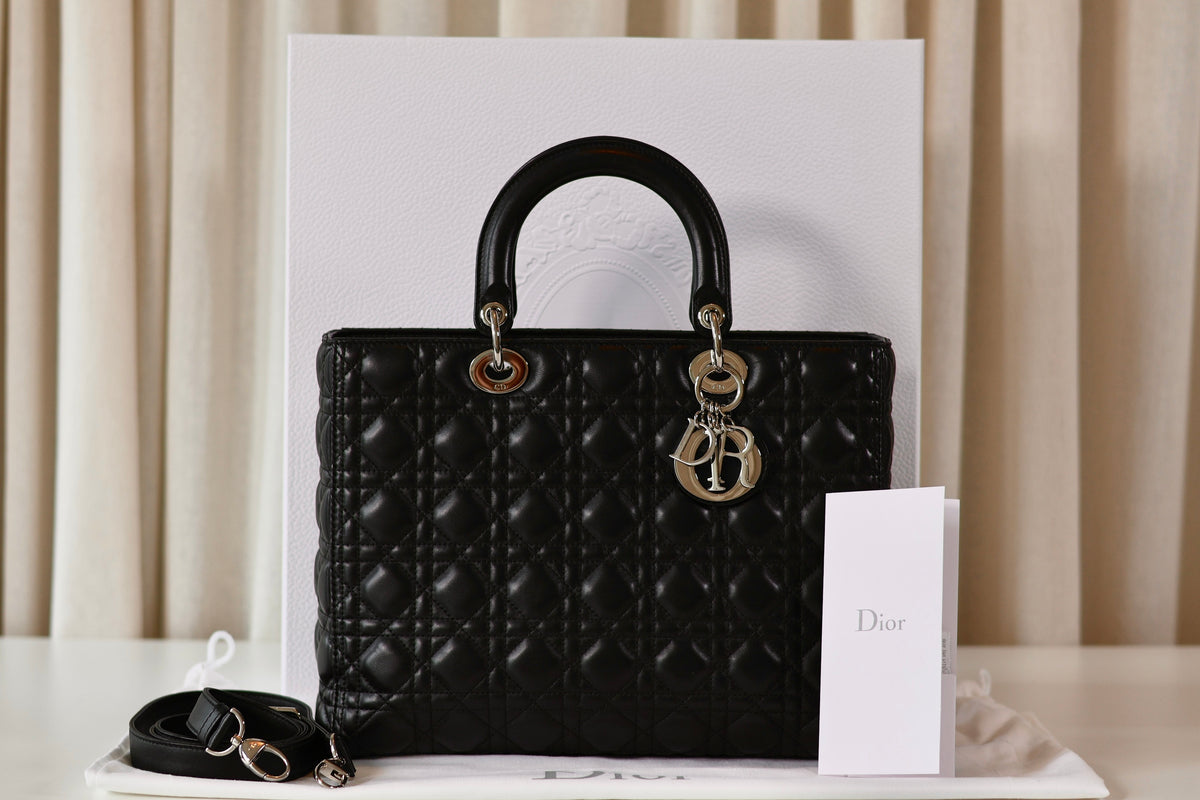 Lady Dior black large
